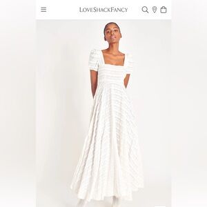 LoveShackFancy Ryan Catalina Lace Maxi Dress